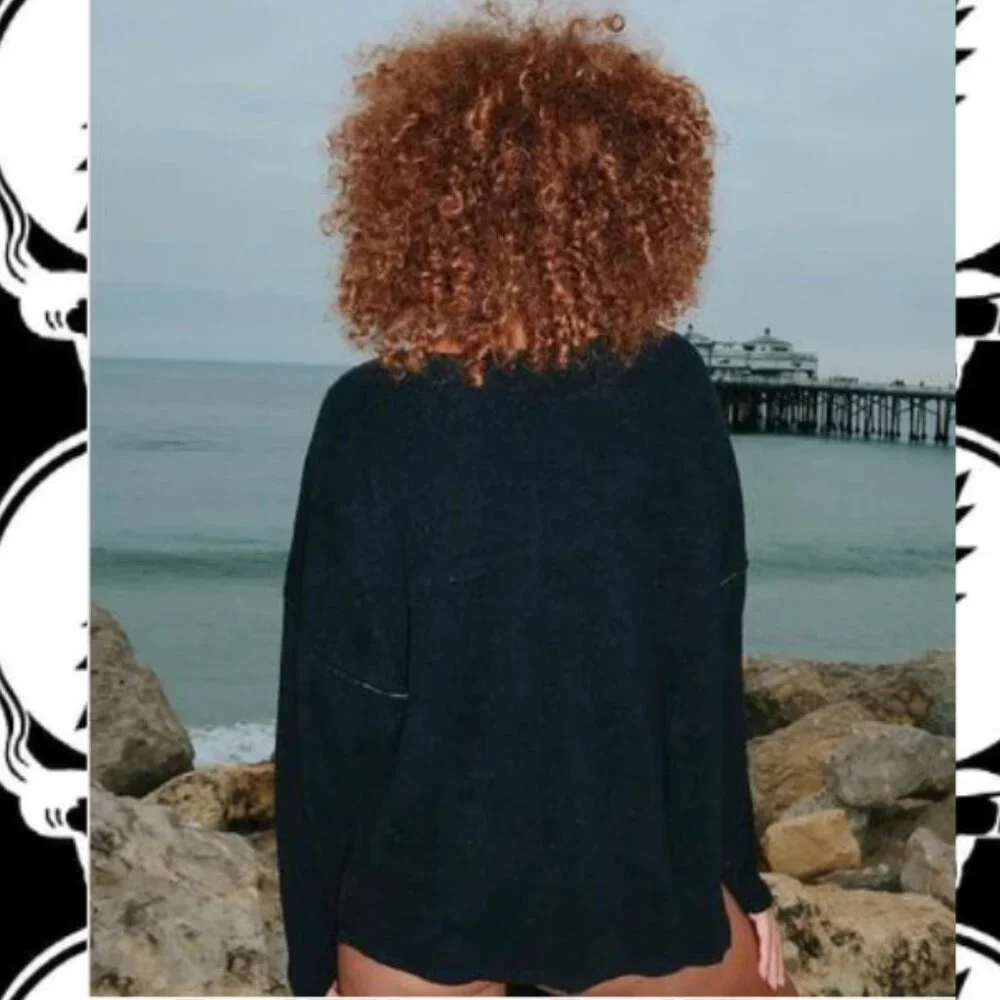 PEOPLE OF LEISURE Grateful Dead Stealie Oversized Pullover Sweatshirt - Picture 8 of 13
